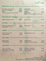 Tulsi Cafe Rishikesh menu 4