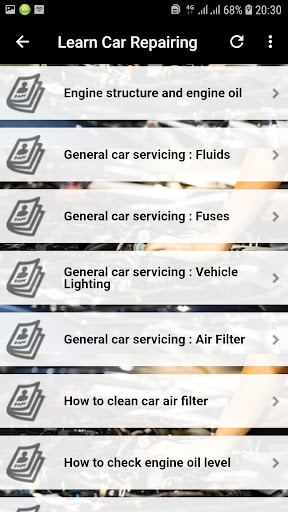 Learn Car Repairing Offline