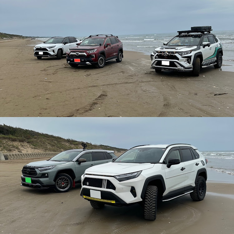 RAV4のRAV4PHV・千里浜なぎさドライブウェイ・コラボ＆撮影会・第1弾に関するカスタム事例の投稿画像5枚目