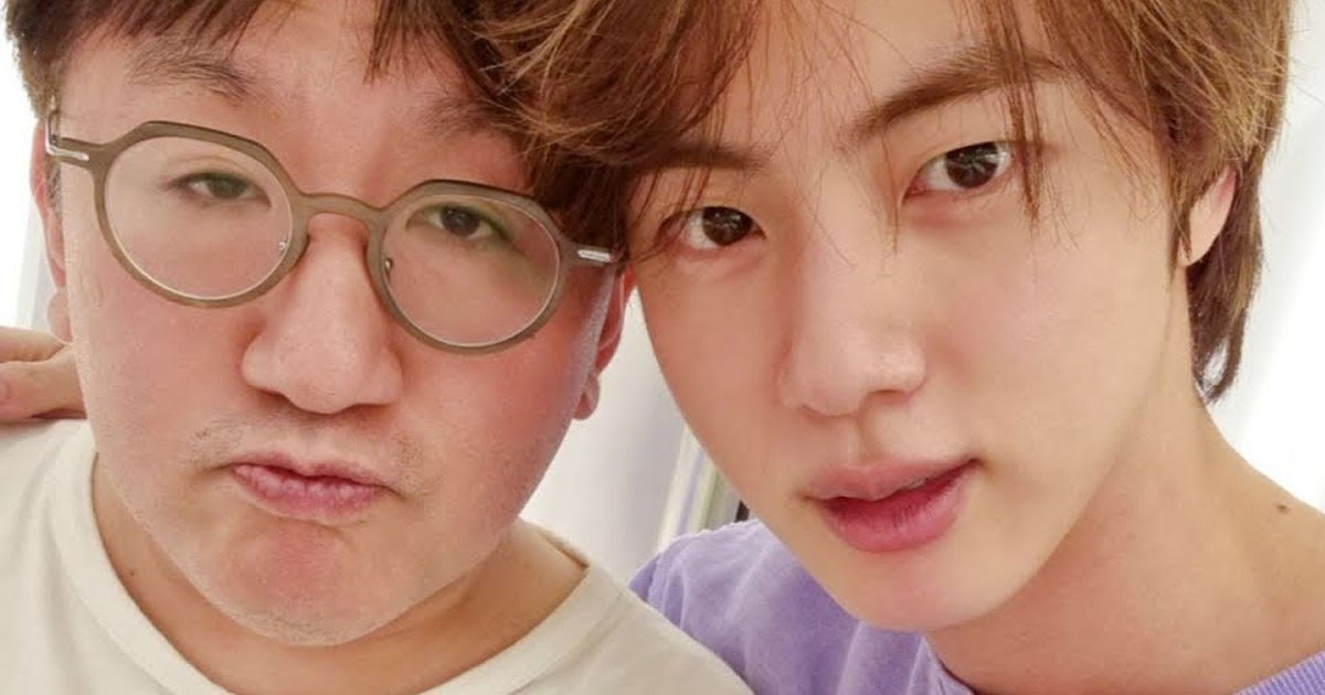 BTS's Jin Is Best Friends With His Boss, Bang Si Hyuk — Here Are 10+ Of  Their Best Moments - Koreaboo