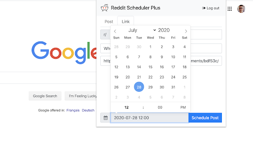 Reddit Scheduler Plus