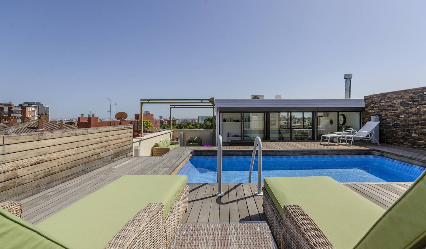 Appartement avec terrasse et piscine Barcelone