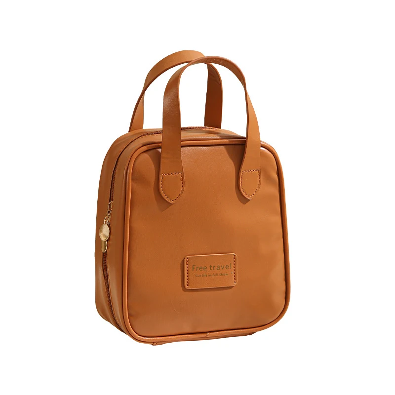 Bolsa de cosméticos portátil de grande capacidade para viagem portátil Ideal para maquiagem e produtos de higiene pessoal Fácil de transportar