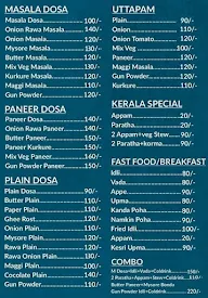 Aishwarya's Tasty Food Corner menu 1