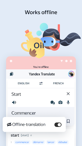 Screenshot Yandex Translate