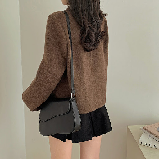 Title 9, Womens solid color casual loose woolen jacket ...