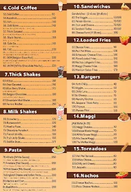 The Waffee menu 2