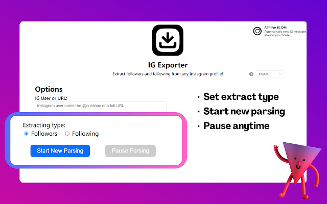 Insta Follower Export Tool : IG Follower Export Tool - IGTools Net