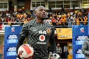 Bruce Bvuma of Kaizer Chiefs during the DStv Premiership match against Royal AM at Chatsworth Stadium on August 6.