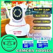 Camera Yoosee 3 Râu 11 Đèn Ban Đêm Có Màu - Bảo Hành 6 Tháng