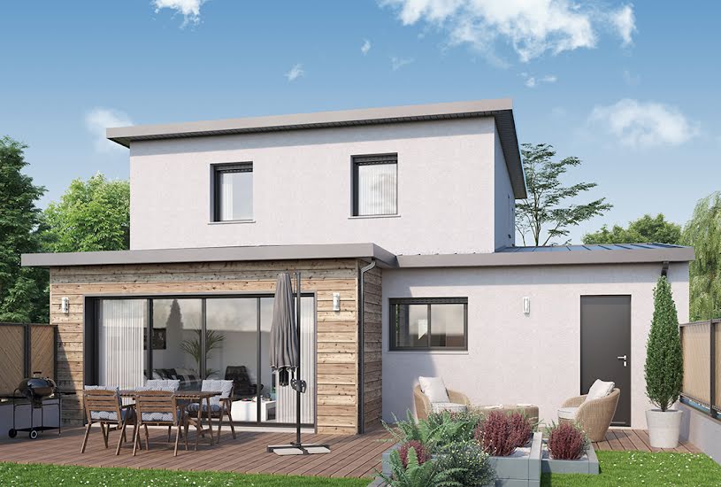  Vente Terrain + Maison - Terrain : 300m² - Maison : 109m² à Treillières (44119) 