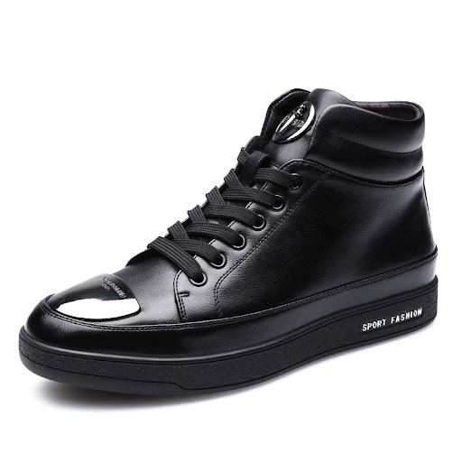 Title 1, Winter Mens High Shoes Short Boots Stay warm a...