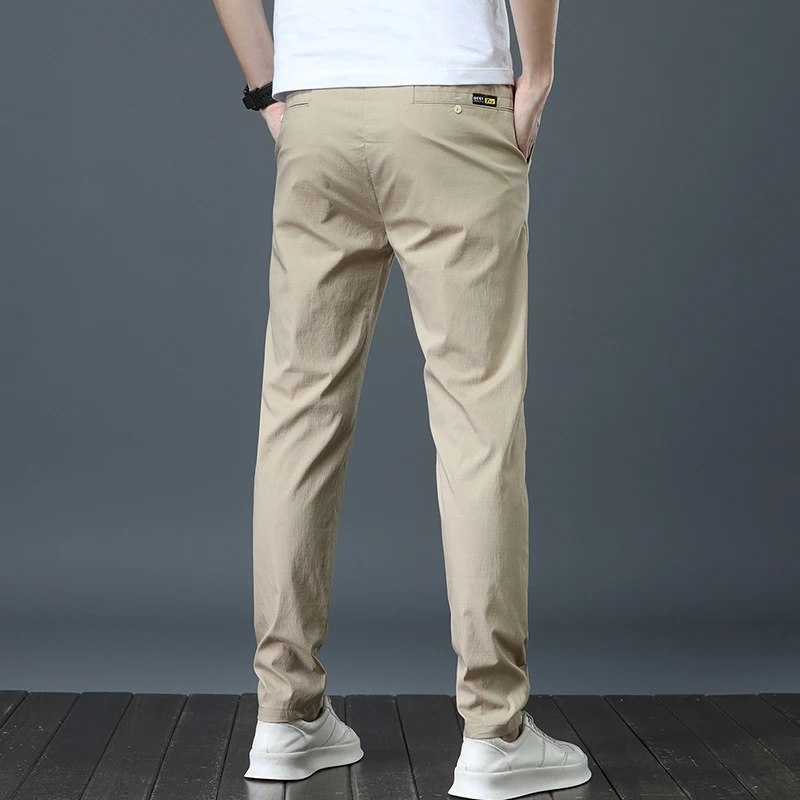 Title 4, Pantalon Casual Homme Coupe Droite Couleur Unie...