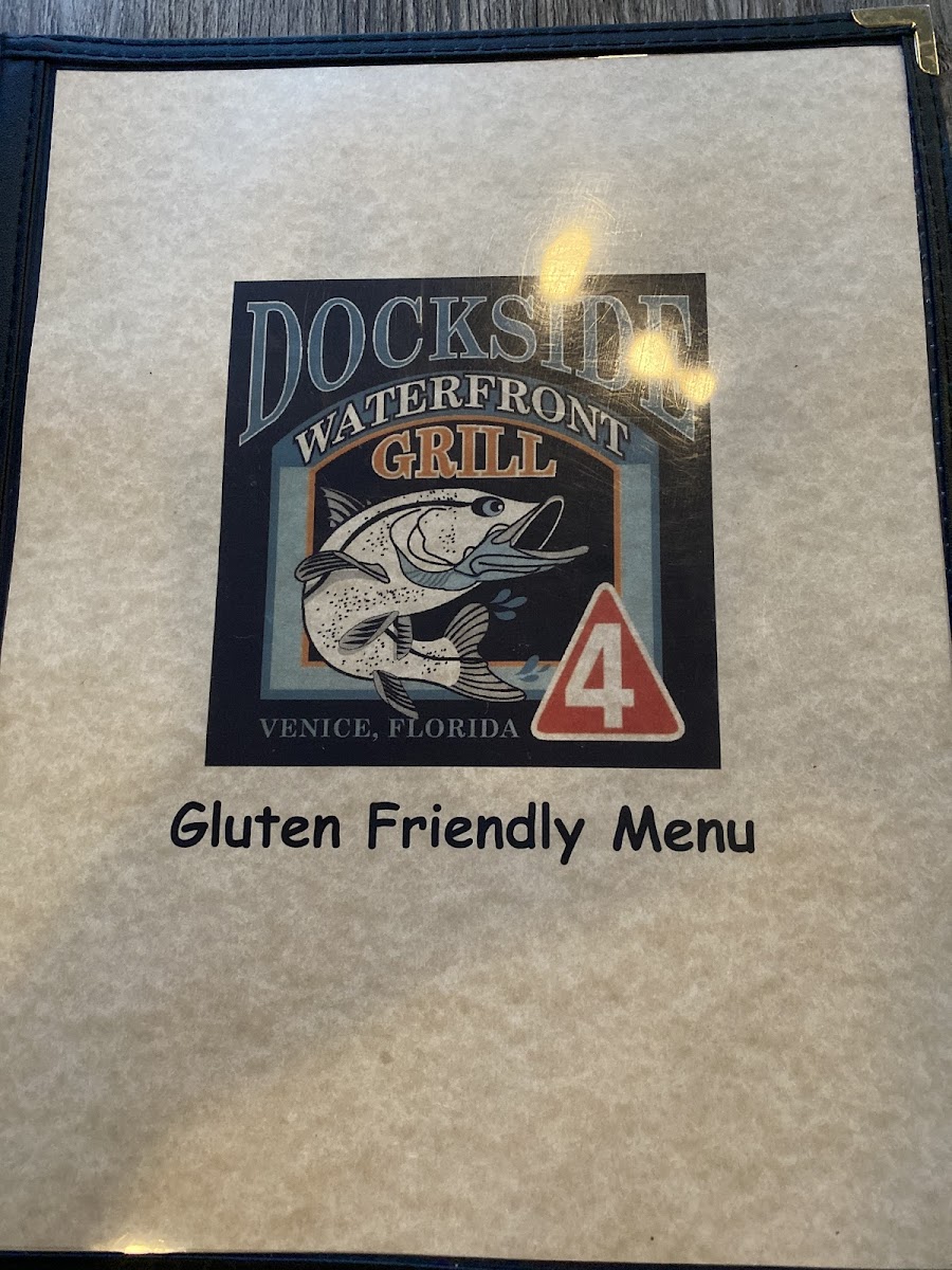 Dockside Waterfront Grill gluten-free menu