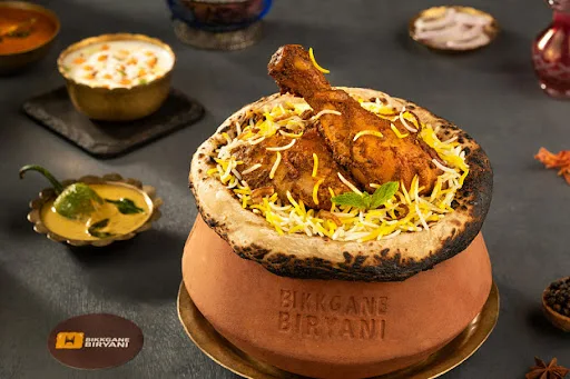 Handi Chicken Dum Hyderabadi Biryani