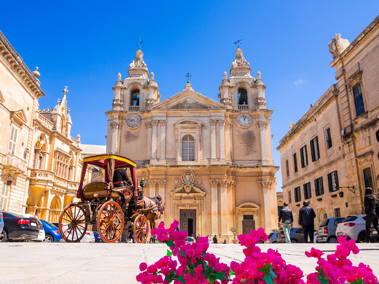 Saint Paul's Cathedral in Mdina, Malta.