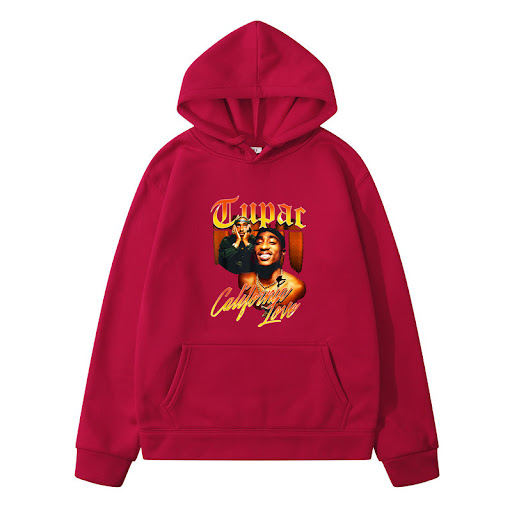 Title 4, Printed Loose Mens and Womens Fleece Hooded S...