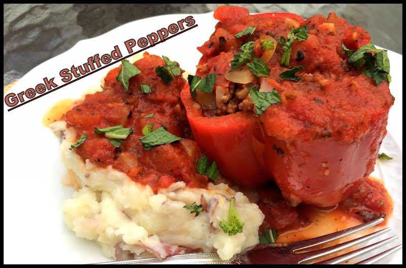 Greek Stuffed Peppers Or Tomatoes