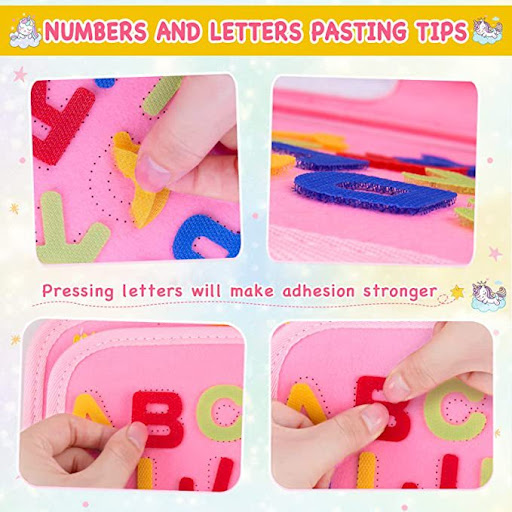 Title 3, Toddler Dressing Early Education Board Toy Felt...