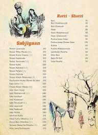 Jassi De Parathe menu 2