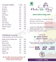 Bake Ur Day menu 1