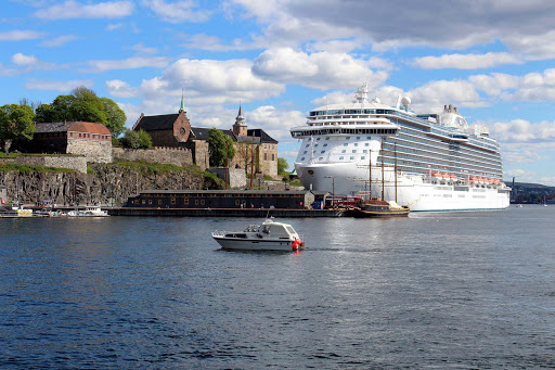 Regal Princess docked in Oslo, Norway. 