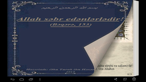 Allah səbr edənlərlədir