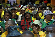 The youth of KaNyamazane came out in droves to hear Ramaphosa speak.