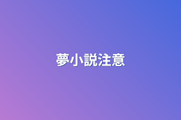 夢小説注意