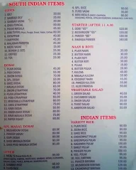 Sai Balaji Bavan menu 2