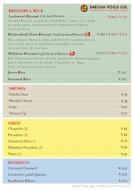 Biryanis Of India menu 3