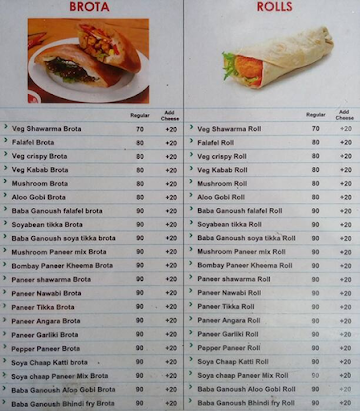 Shawarma Corner menu 