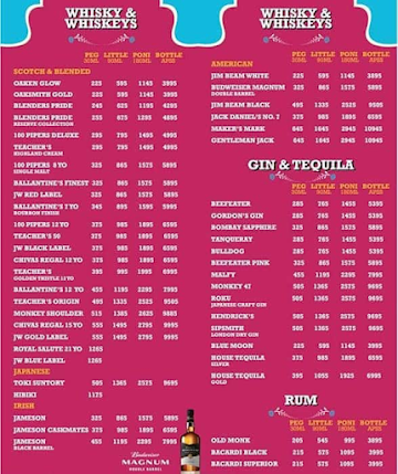 Cafe Delhi Heights menu 