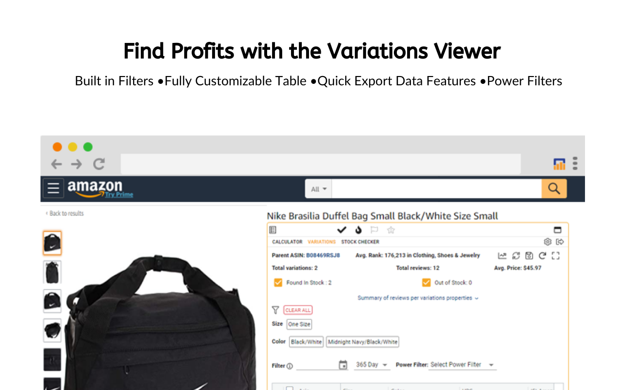 AZInsight Amazon FBA Product Analytics Tool Preview image 4