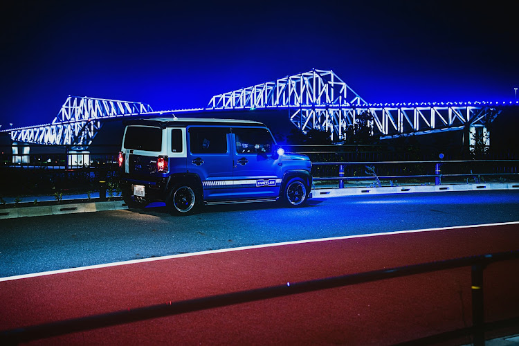 ハスラーのゲートブリッジ・ゲートブリッジと愛車のコラボレーション・ゲートブリッジとコラボ・夜景・夜景と愛車に関するカスタム事例の投稿画像2枚目