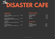 The Disaster Cafe menu 3