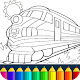 Train game: coloring book for kids