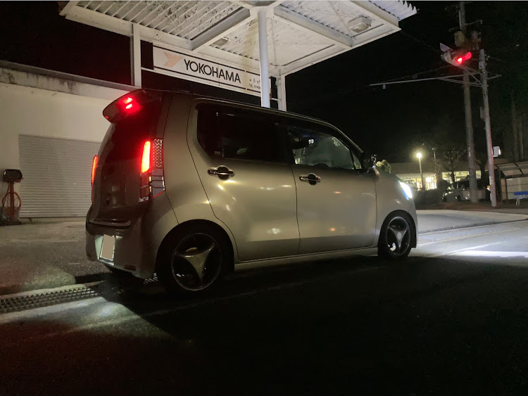ワゴンRスティングレーの奈良県・寒い！・ガソスタは盛れる・マイナス4℃に関するカスタム事例の投稿画像1枚目