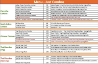 Just Combos menu 4