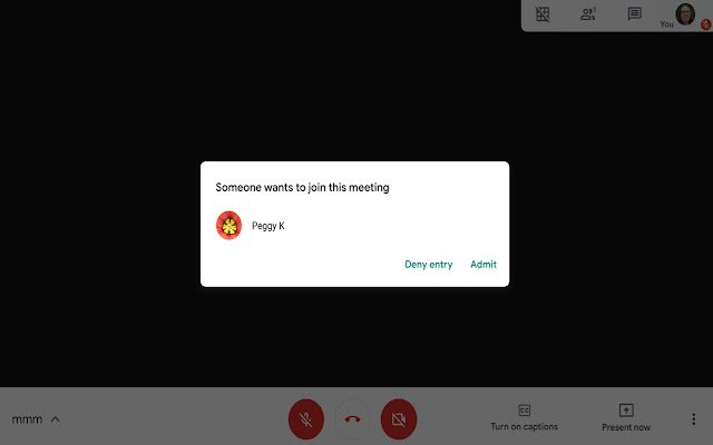 Meet auto admit chrome extension