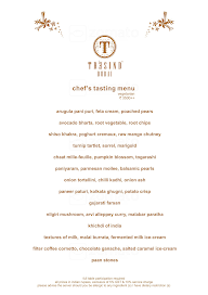 Trèsind menu 8