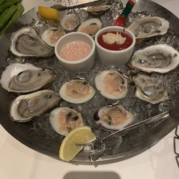 Raw oyster and clam (my friend ordered but were also GF)