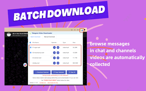 TG Downloader - Telegram Video Download