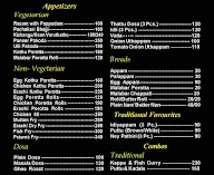 Malabar Cuisine menu 5