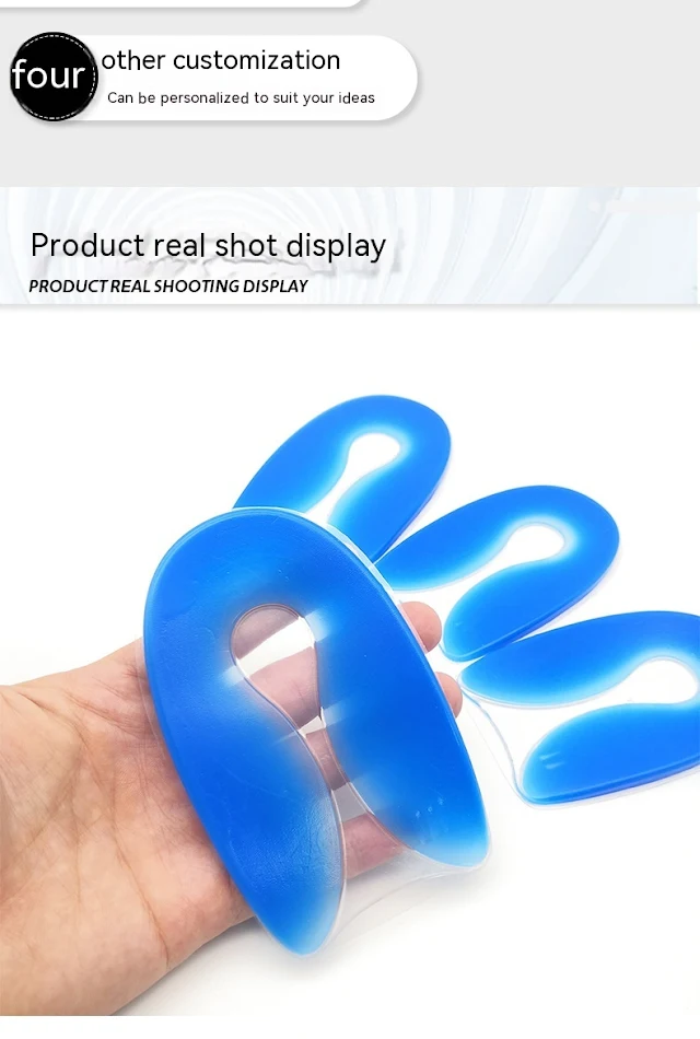 Thorn Heel Patch Silicone Shock-absorbing Heel Insole Heel Pain Relief Comfortable Walking and Standing Everyday Support