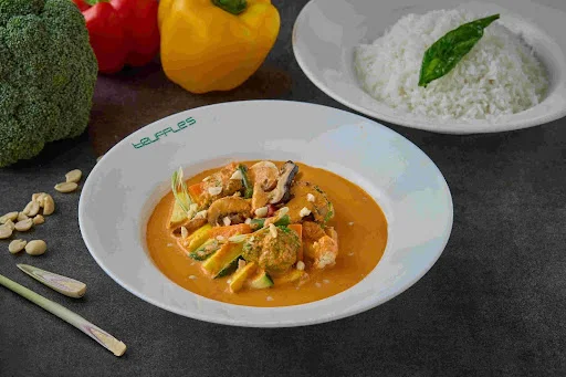 Thai Red Curry With Rice (Veg)