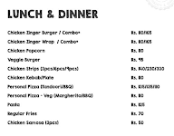 The Stopover menu 1