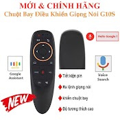 Điều Khiển Chuột Bay Tìm Kiếm Bằng Giọng Nói G10S, Bàn Phím Mini Không Dây Tích Hợp Chuột Cảm Ứng Đa Năng I8, Pin Maxell