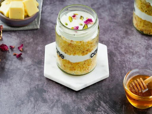 Honey Mawa Mini Jar Cake