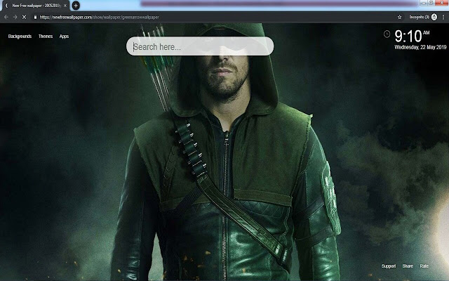 Green Arrow HD Wallpaper DC New Tab Themes